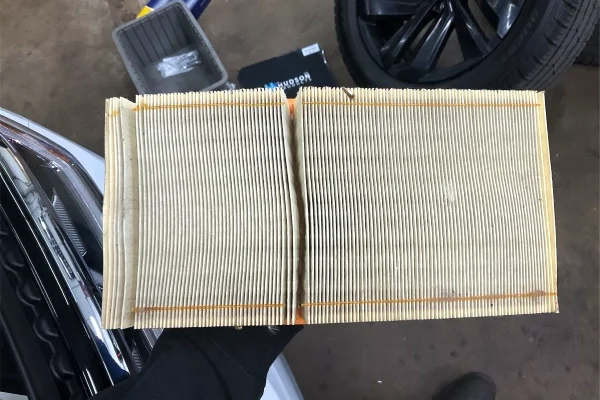 2022 VW Atlas 3.6L For Sale Service Fluids Filters Spark Plugs in NH Reflex Tuning Auto Repair shop Hooksett (7) Engine Air Filter