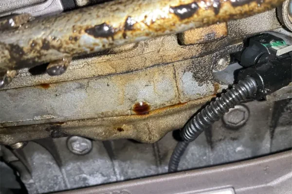 Audi 3L Turbo engine oil and coolant leak repairs Hooksett NH Reflex Automotive (10)