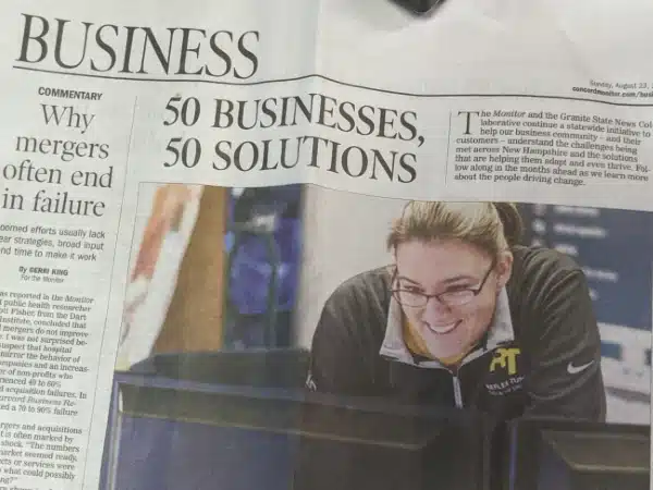 Heather Zaccone, owner of Reflex Automotive, featured in the Concord Monitor — 50 Businesses, 50 Solutions, 2020