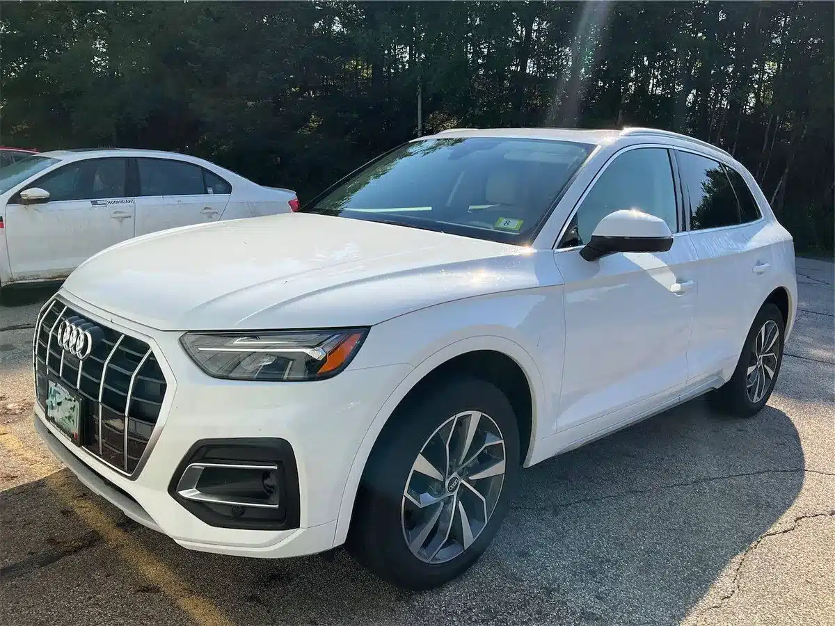 2021 Audi Q5 at Reflex Automotive in Hooksett NH for 48,000-mile service