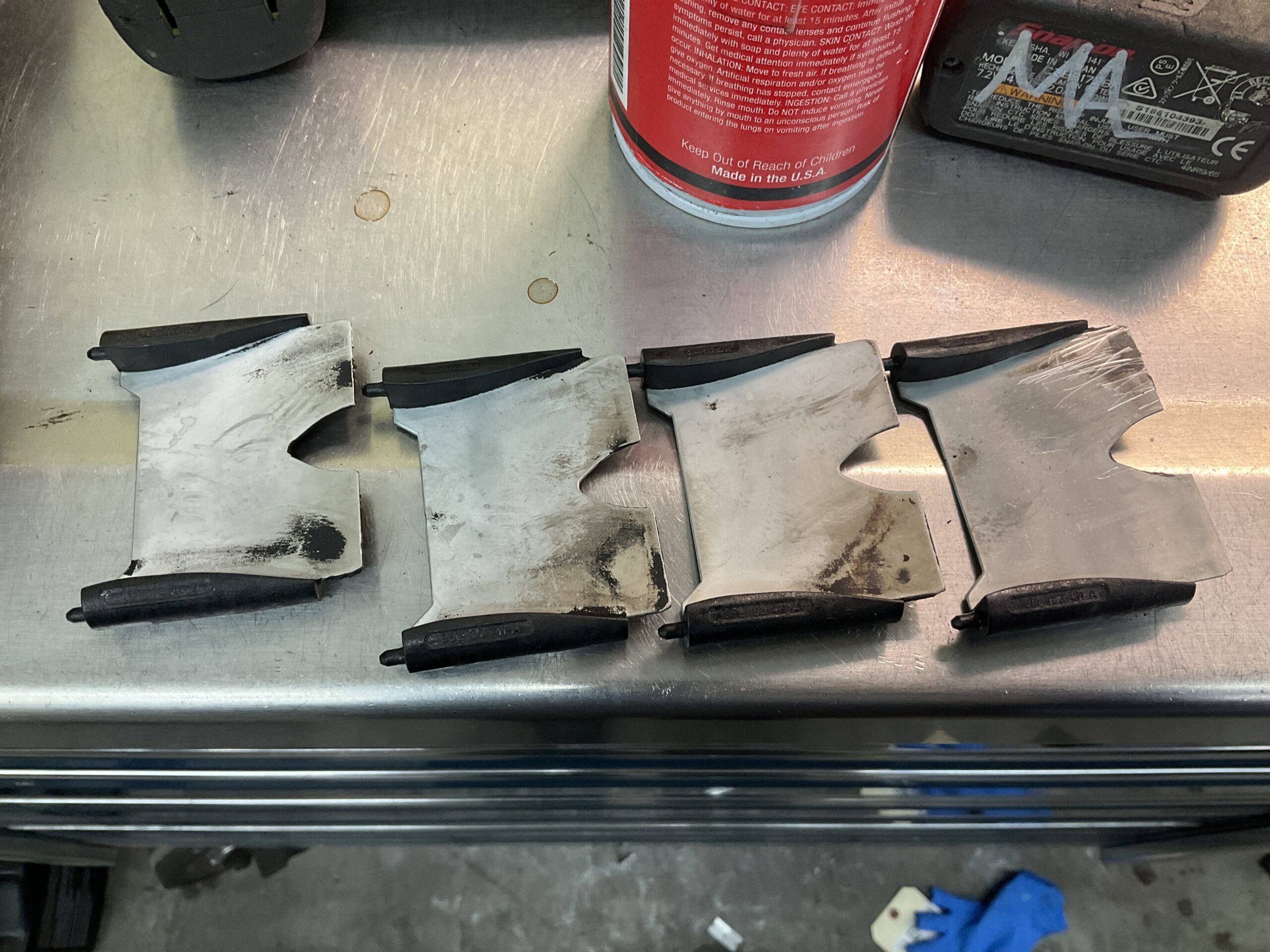 Clean intake manifold tumble flaps from a 2018 Audi S3 after carbon cleaning at Reflex Automotive