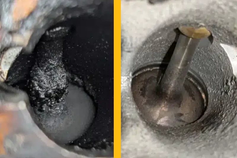 Walnut blasting carbon cleaning at Reflex Automotive Hooksett NH